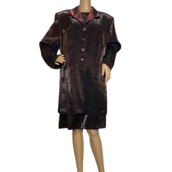 Michel Antoni Iridescent Blazer Jacket with Dress - Picture 3 of 15